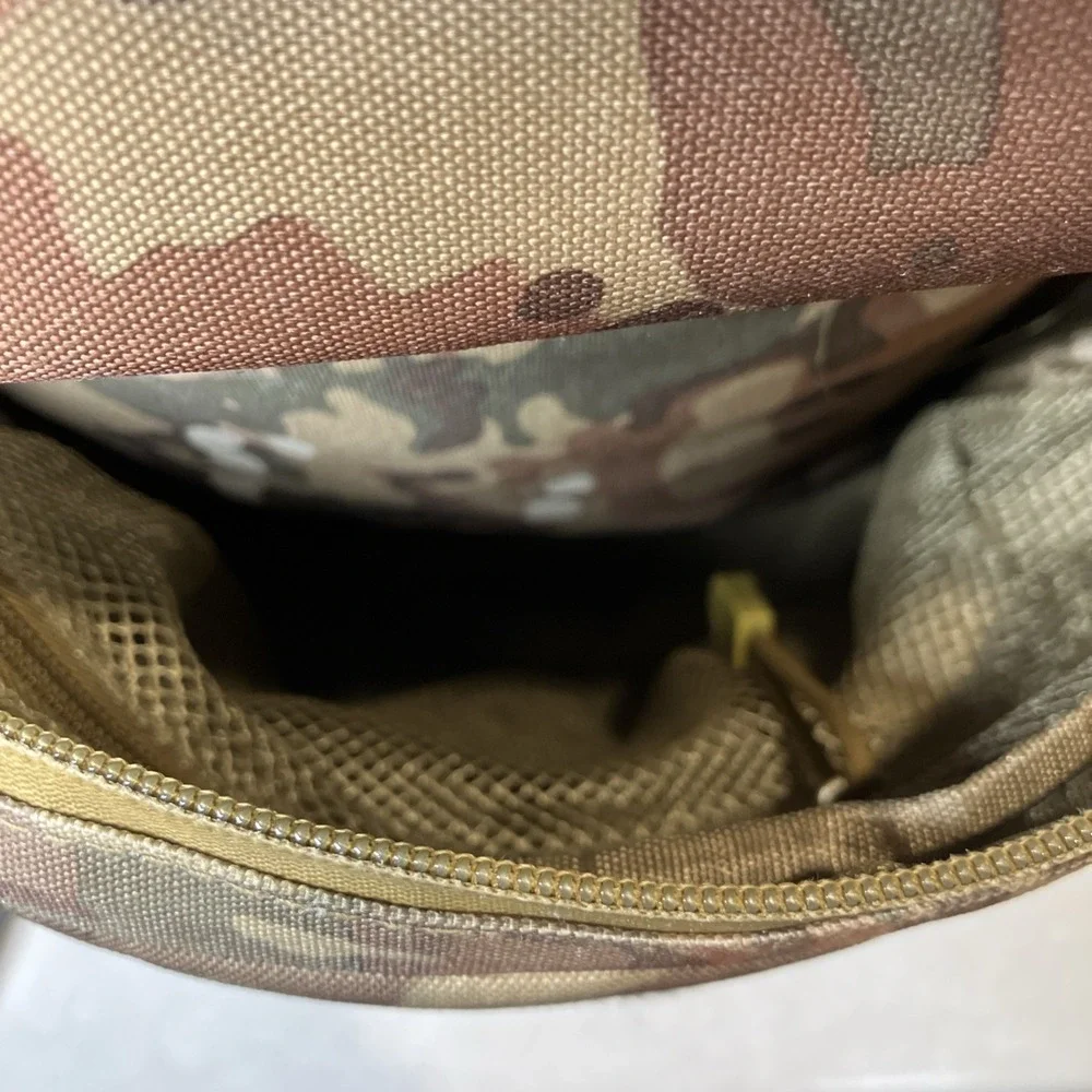 US Army National Guard WI Camo Backpack Tactical MOLLE Field Bag Expandable Gear